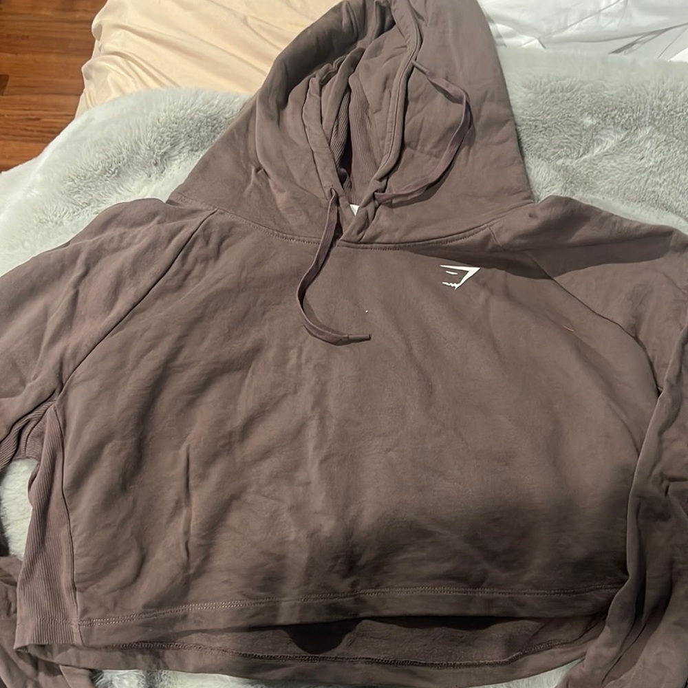 Gymshark cropped hoodie size large